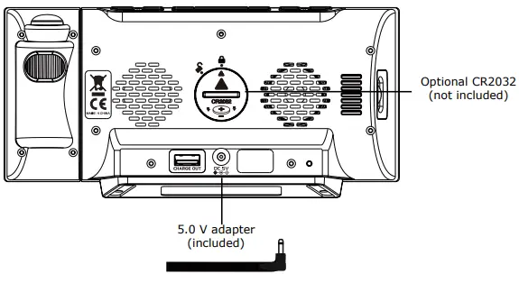 LA-CROSSE-TECHNOLOGY-817-83957-Projection-Alarm-Clock-with-2 AMP-USB-Charging-and-FM-Radio-fig-1