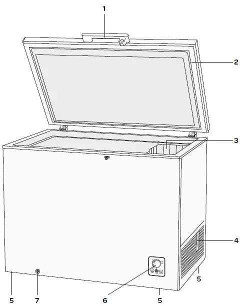 INVENTUM VK1300 Chest Freezer-1