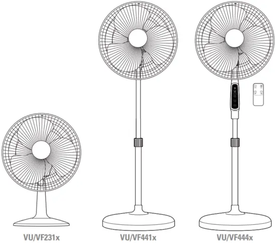 Rowenta VU4440F0 Essential Cooling Fan