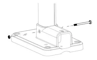 nylex Digital Weatherstation PRO User Manual - Place the nut in the hexagon hole of the stand,