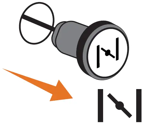Pull choke knob to CHOKE position