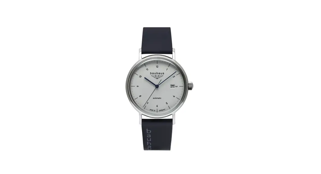Bauhaus Sw200 Sellita Automatic Watch With Date And Leather Strap User Manual