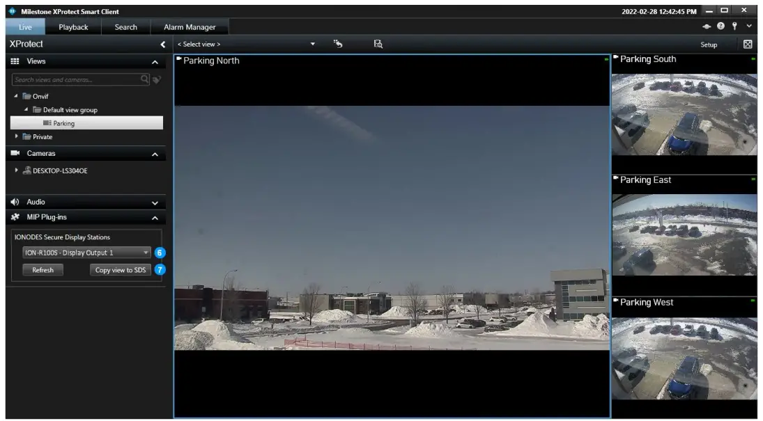 Configuring Secure Display Station Views