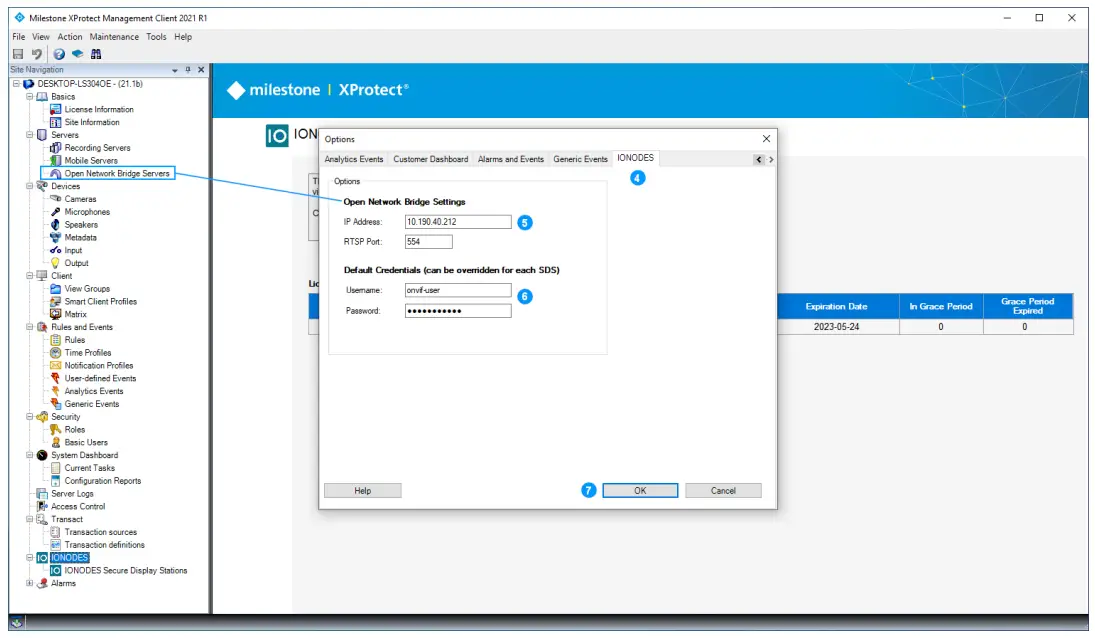 Configuring the plug-in
