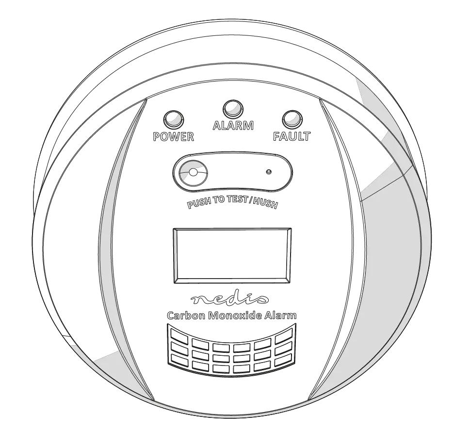 Nedis Dtctco40wt Carbon Monoxide Detector User Manual Nedis Dtctco40wt Carbon Monoxide Detector User Manual