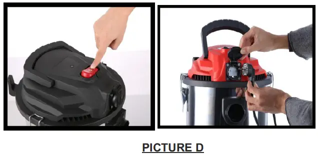 camry CR 7045 Professional Industrial Vacuum Cleaner fig 4