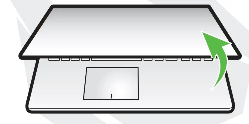 MONSTER 2724562403700 Tulpar T5 Gaming Laptop - The display panel can be opened to a wide range of angles for optimalviewing.