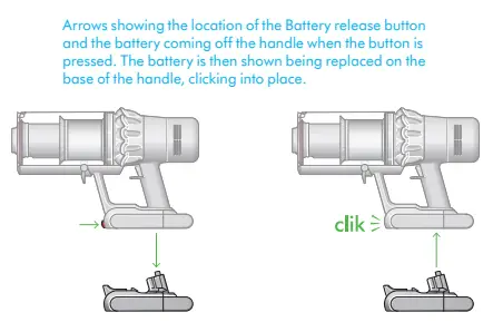 Changing your click-in battery
