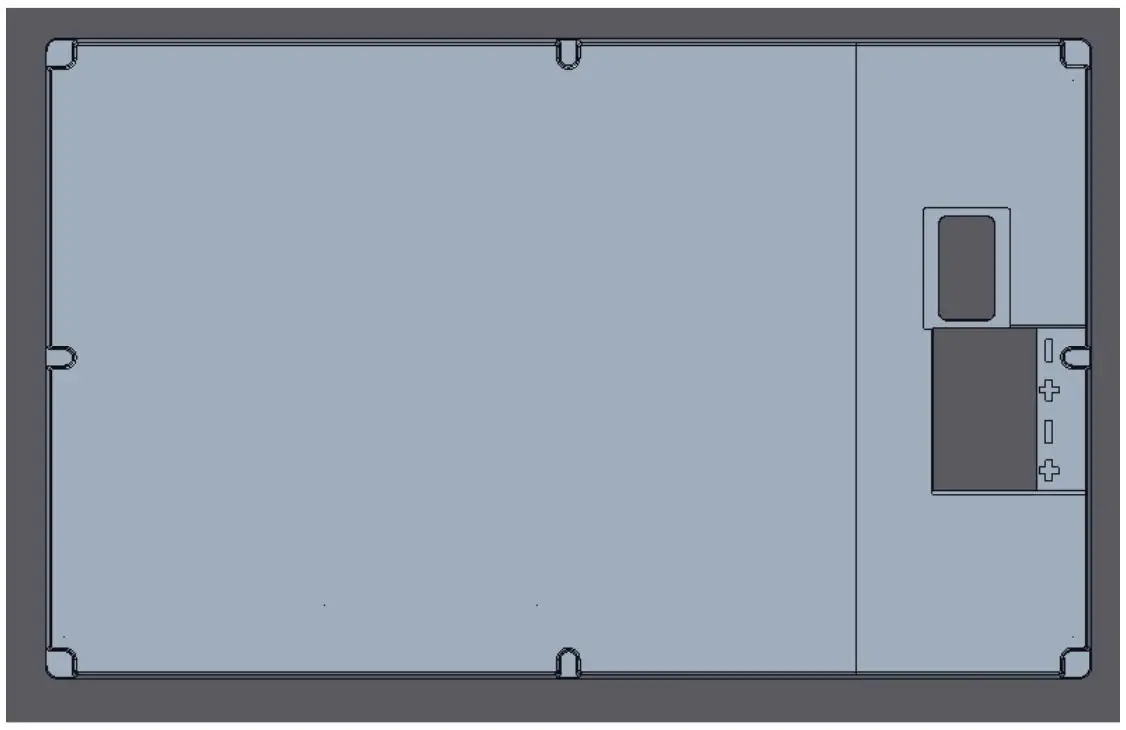 Hansong BM240 LCD Monitor User Manual - Rear Panel