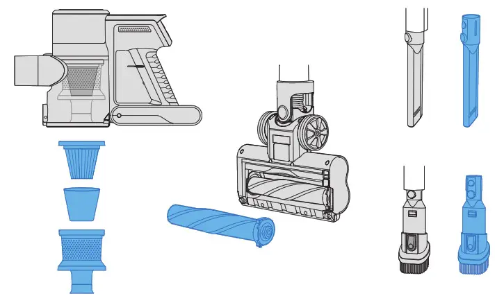 SEAMOY Cordless Vacuum Cleaner S7 -MAINTENANCE