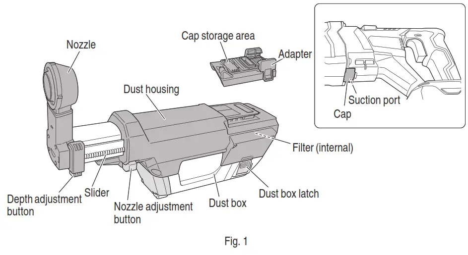 metabo ISA 18 LTX 24 Dust Extractor