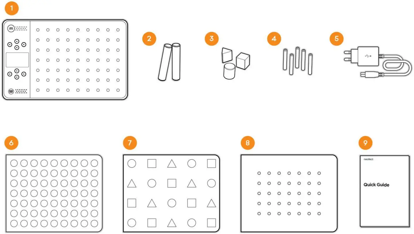 neofect PB Smart Pegboard 1. Components Overview A
