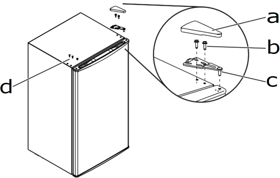 Midea MRM33S4AWWC Mini Compact Refrigerator 10