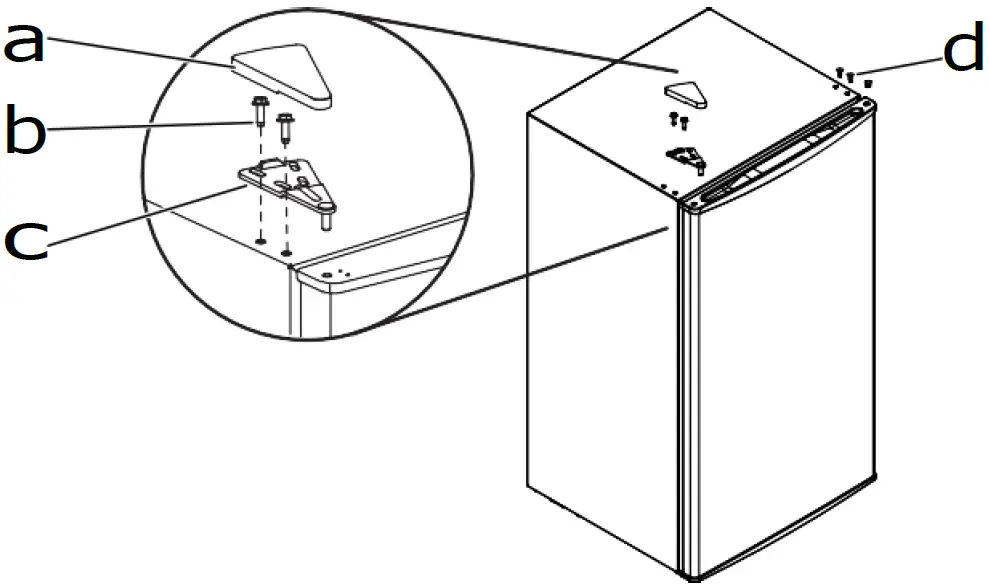 Midea MRM33S4AWWC Mini Compact Refrigerator 12