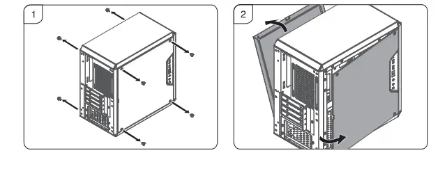 COOLLER MASTER Q300L MASTERBOX Mini Tower PC Case - Fig 3