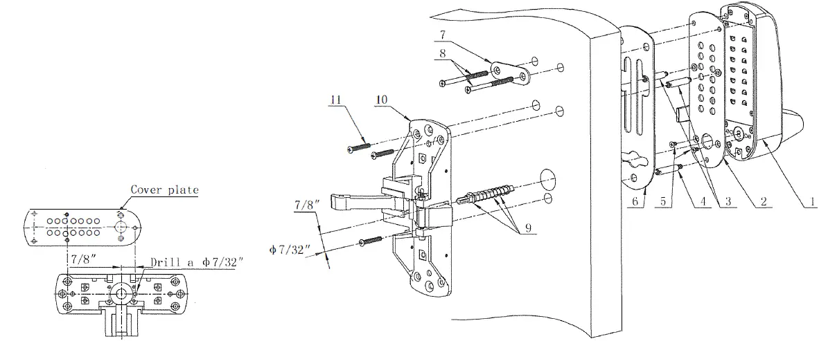 CAL-ROYAL-FOR-9800-Panic-Rim-Exit-Device-FIG-3