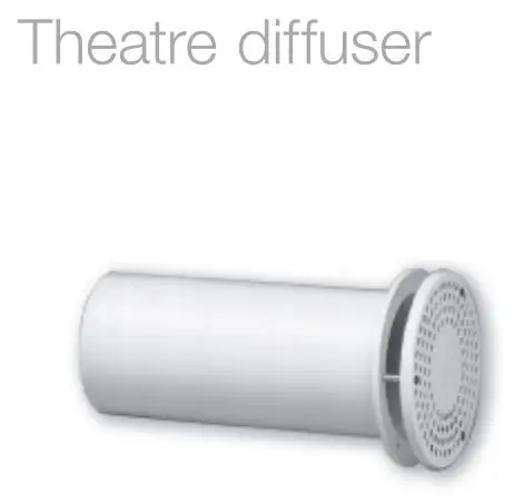 Lindab CCP Theatre Diffuser Instruction Manual