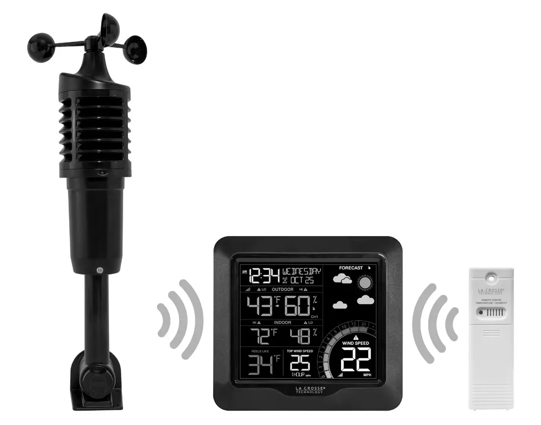 LA CROSSE TECHNOLOGY 327 1417V3 Color Wind Speed Weather Station - Cover