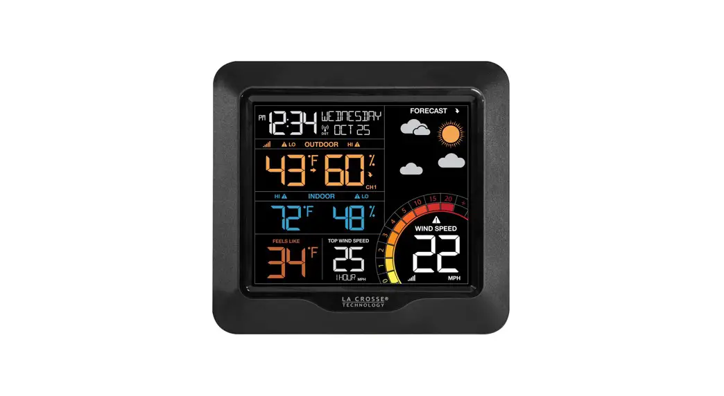 La Crosse Technology 327-1417v3 Color Wind Speed Weather Station Instruction Manual La Crosse Technology 327-1417v3 Color Wind Speed Weather Station Instruction Manual