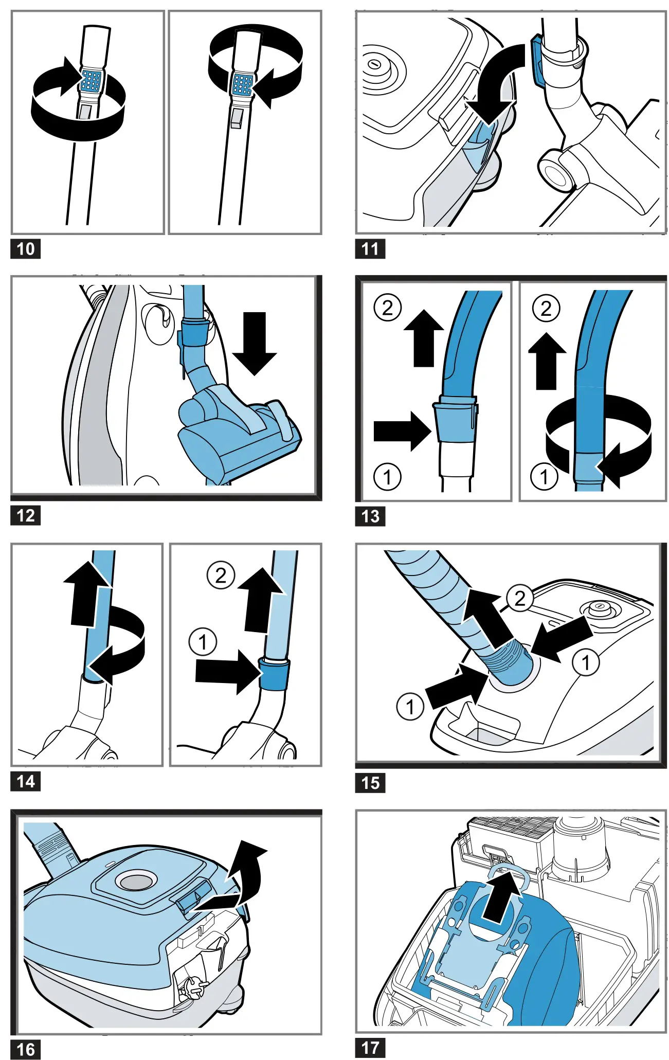 BOSCH BGL6 Bagged Vacuum Cleaner - figure 10-17