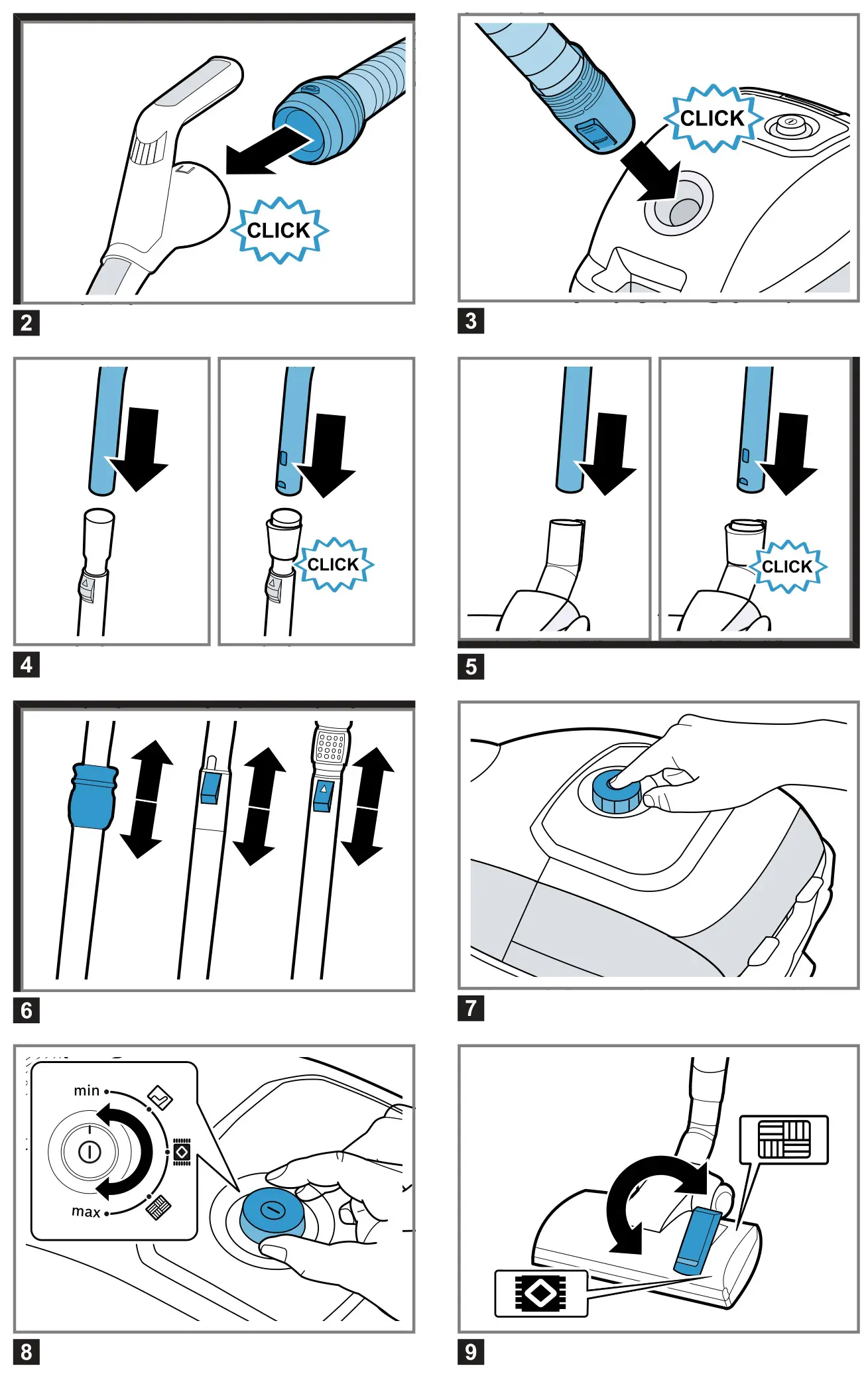 BOSCH BGL6 Bagged Vacuum Cleaner - figure 2-9