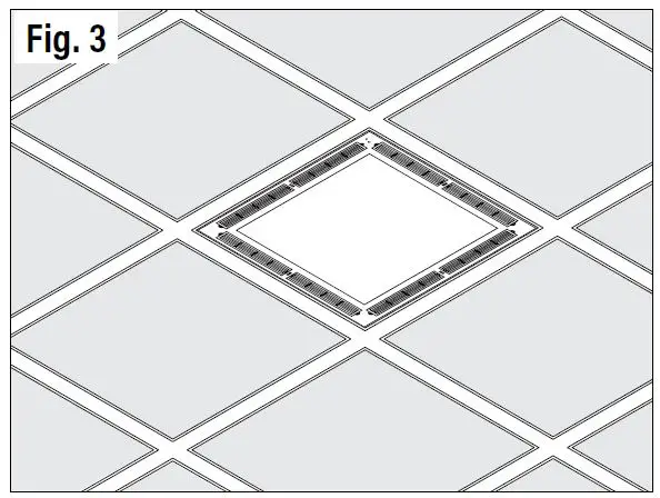 NOVALUX 55525 50W 2x2 LED Nanotech Troffer fig 3