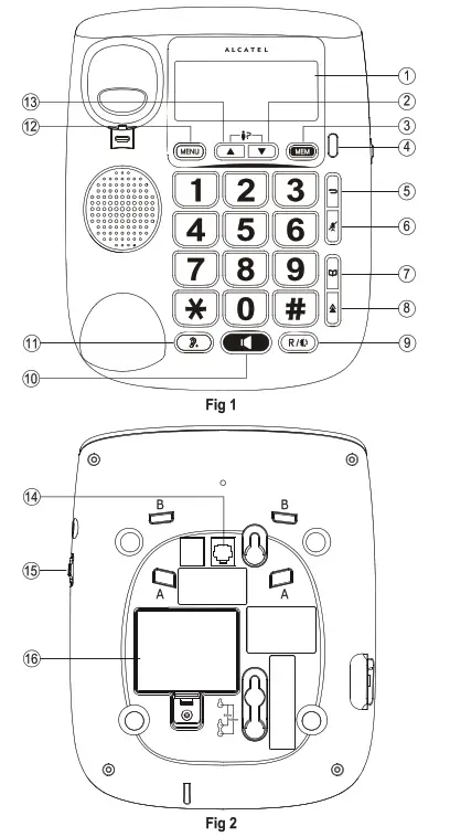 alcatel TMAX 20 Elderly Friendly Big Button Audio Boost Phone - phone
