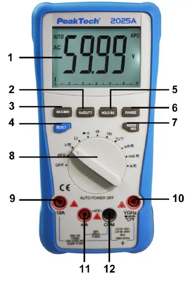 PeakTech-2025-A-6000 -counts-Digital-Multimeter-Datasheet-02