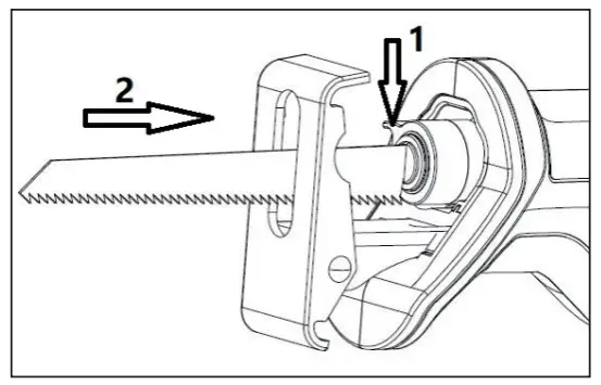 LUMBER JACK LRS885 Reciprocating Saw - fig 2