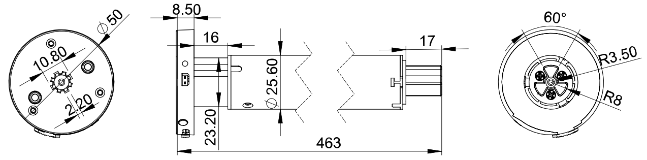 NEO SMART BLINDS TM RB25 1 1 30 Neo Battery Tubular Motor-fig 15