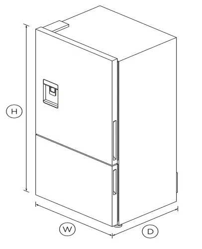 FISHER -PAYKEL-RF170BLPUX6-N-32-Inch-17.5-cu-ft-Freestanding-Refrigerator-Freezer-FIG1