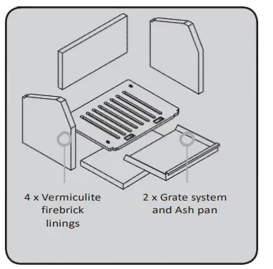 F2 FIRES Vue Portrait 5kW Multi Fuel Free Standing - figure 12