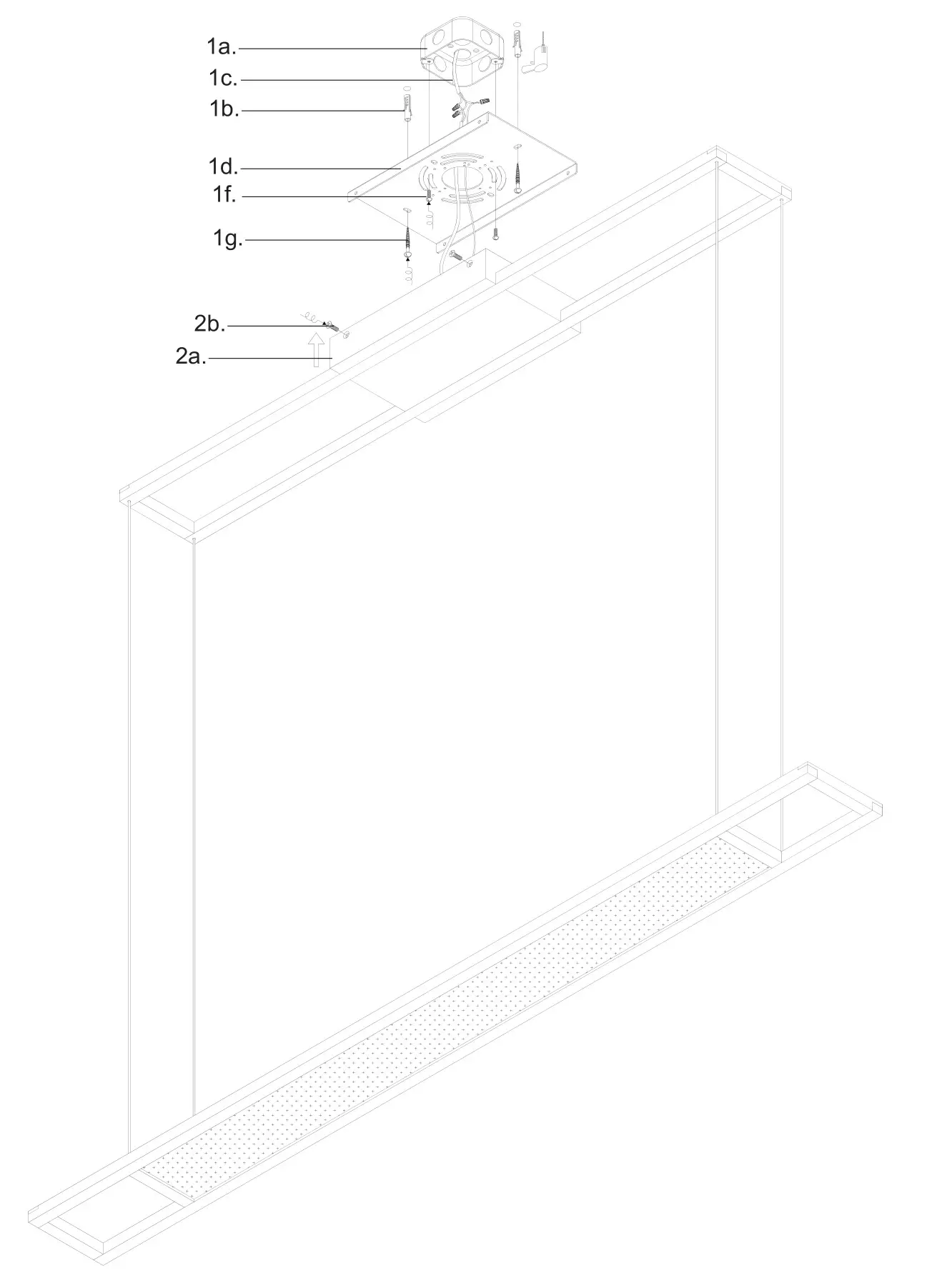 KUZCO LP20448 LED Linear Pendant - overview