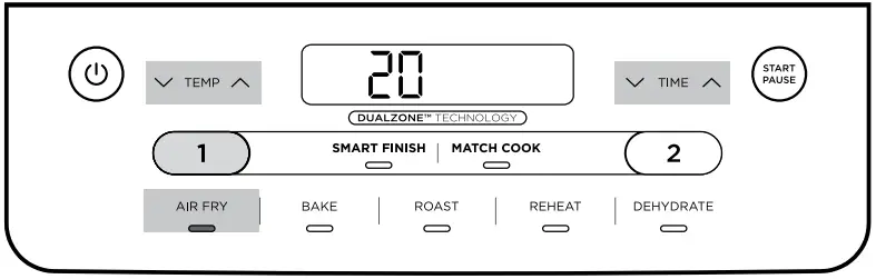 NINJA DZ090 Series Foodi 2 Basket Air Fryer - Fig 1