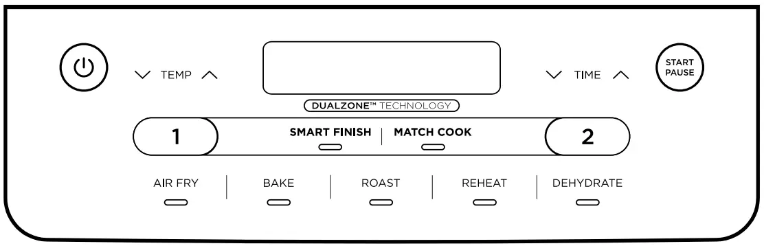 NINJA DZ090 Series Foodi 2 Basket Air Fryer - PARTS 1