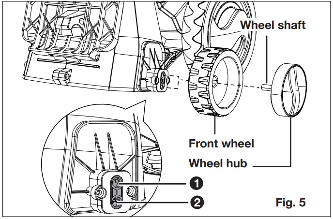SUNJOE 24V X2 OGV 2 IN 1 CORDLESS VACUUM Plus MULCHER - fig 5