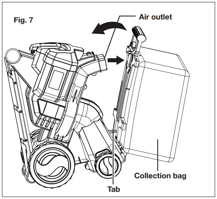 SUNJOE 24V X2 OGV 2 IN 1 CORDLESS VACUUM Plus MULCHER - fig 7