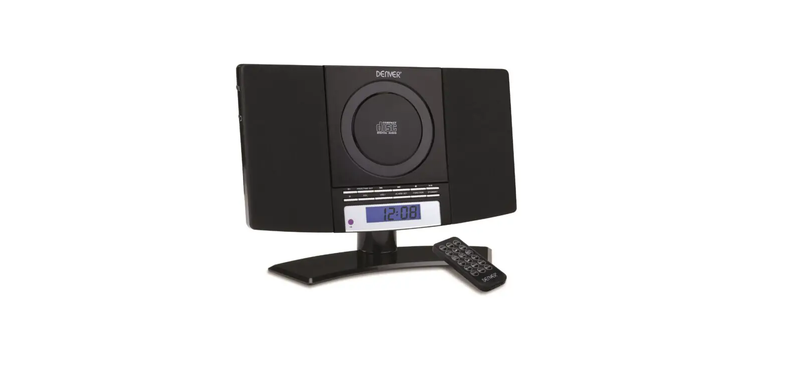 Denver Mc5220 Cd Player With Fm Alarm Clock Pll Radio User Manual