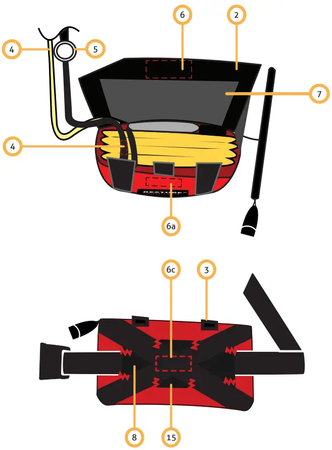 RESTUBE Lifeguard Self Inflating Rescue Buoy - Fig 1