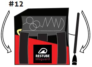 RESTUBE Lifeguard Self Inflating Rescue Buoy - Fig 16