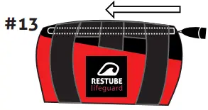 RESTUBE Lifeguard Self Inflating Rescue Buoy - Fig 17