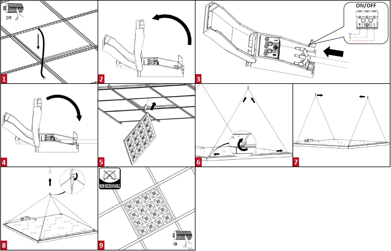 resistex Ydile Surface Mounted Light Fixture FIG 2