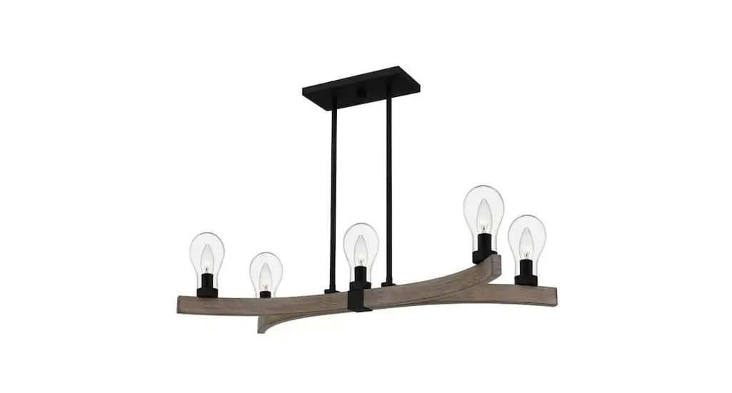 Quoizel Ojai 5-light Matte Black Linear Chandelier With Glass Shades Installation Guide Quoizel Ojai 5-light Matte Black Linear Chandelier With Glass Shades Installation Guide