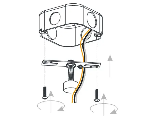 QUOIZEL Ojai 5-Light Matte Black Linear Chandelier with Glass Shades - INSTALLATION 3