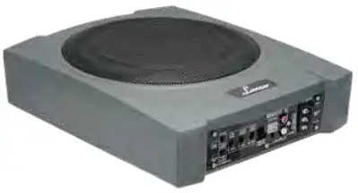 Lanzar SBA10A 10 Inch 900 Watts Low-Profile Active Amplified Car Audio Subwoofer System - 9