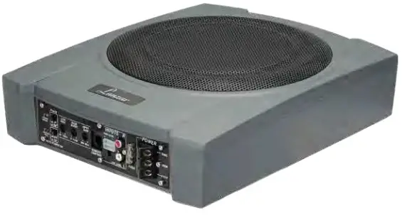 Lanzar SBA10A 10 Inch 900 Watts Low-Profile Active Amplified Car Audio Subwoofer System