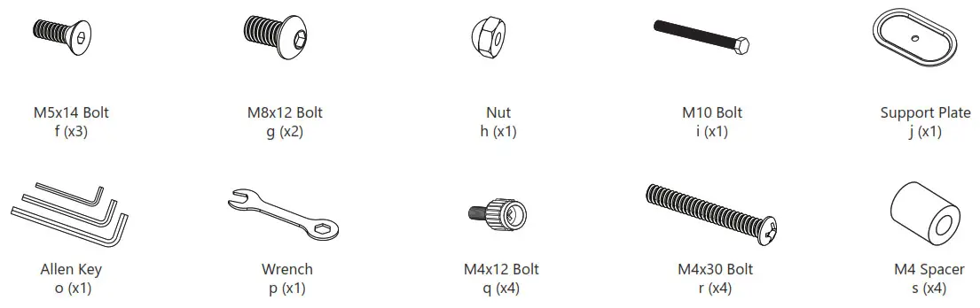 WALI M001 Single Monitor Desk Mount - Clamp Installation--------2