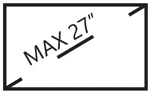 WALI M001 Single Monitor Desk Mount - ICon