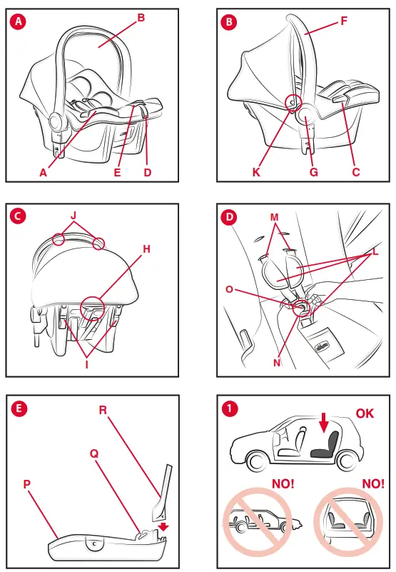 chicco kaily Car Seat with Base - figer1