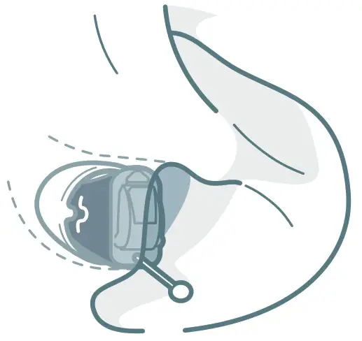 SONY CRE C10 Self Fitting Hearing Aid - How to insert the hearing aids 3